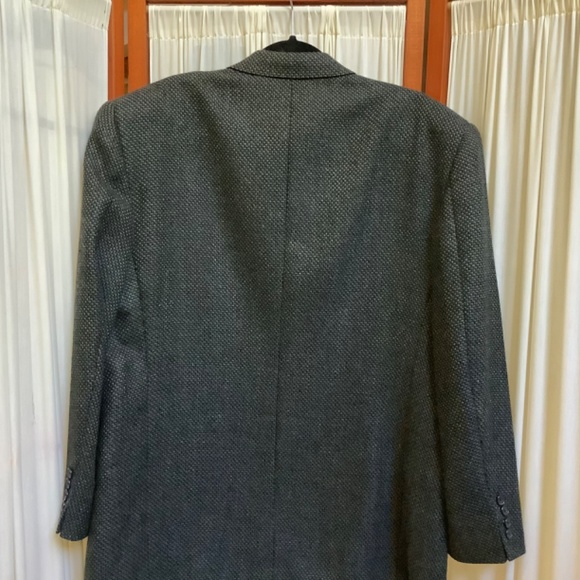 Mens Blue Wool Sport Coat Blazer Bill Kaiserman/Bigsby & Kruthers Size 46R - Picture 3 of 9